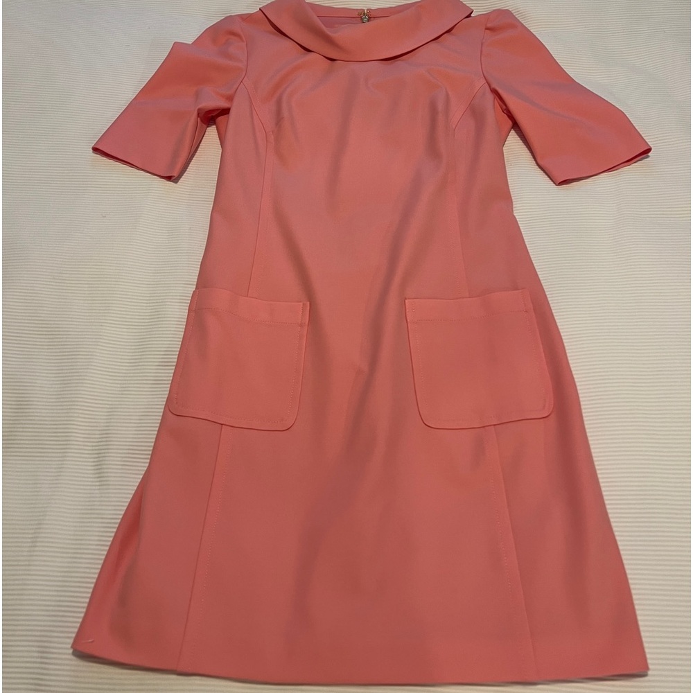 Trina Turk Pink Jackie O Style Dress Size 2
